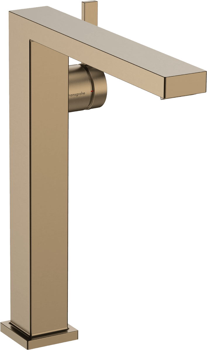 HANSGROHE Tecturis E Páková umyvadlová baterie 240 Fine CoolStart EcoSmart+ pro umyvadlové mísy bez odtokové soupravy #73072140 - kartáčovaný bronz
