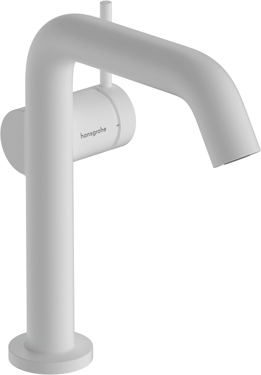 HANSGROHE Tecturis S Páková umyvadlová baterie 150 Fine CoolStart EcoSmart+ s odtokovou soupravou Push-Open #73340700 - matná bílá