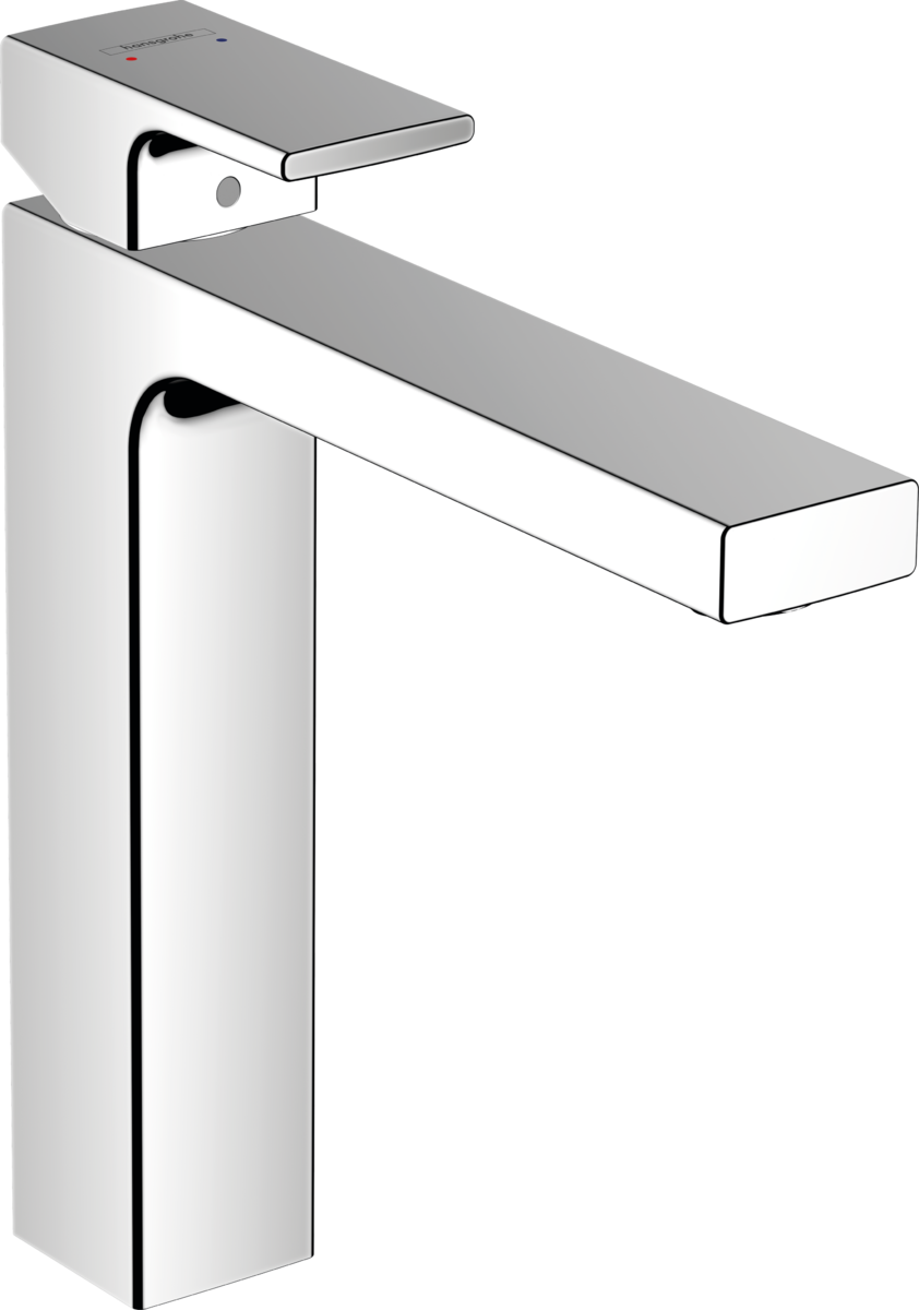 HANSGROHE Vernis Shape Páková umyvadlová baterie 190 s odtokovou soupravou s táhlem chrom 71562000