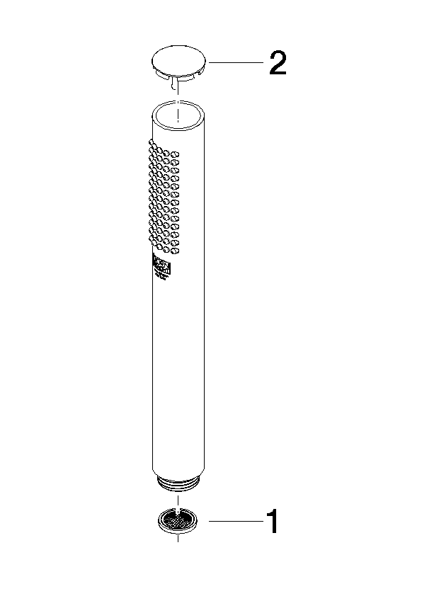 DORNBRACHT Tyčová ruční sprcha - bílá matná #28013979-100010