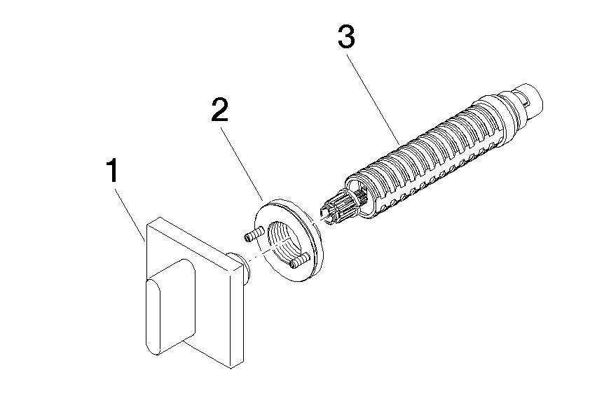 DORNBRACHT CL.1 Skrytý ventil, pravé zavírání 1/2" - kartáčovaný tmavě platinový #36607705-99