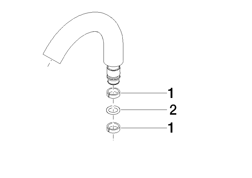 DORNBRACHT Výlevka pro bidet - Champagne (22kt zlato) #90282221600-47