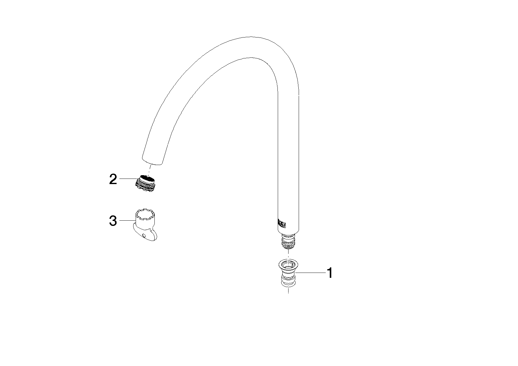 DORNBRACHT Výstup 220 mm, 25,2 l/min. - Chrom #90282231601-00