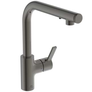 IDEAL STANDARD Kuchyňská baterie Gusto iMX s výtokem ve tvaru L, průmět 232 mm #A7817A5 - Magnetic Grey