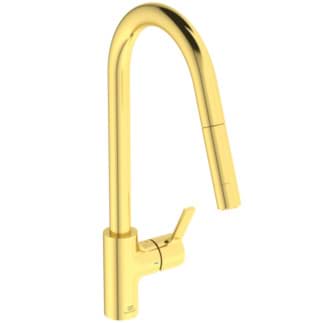 IDEAL STANDARD Kuchyňská baterie Gusto, vysoká výtoková trubice, výtok 241 mm #BD416A2 - kartáčovaná zlatá