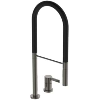 IDEAL STANDARD Gusto 2-otvorová poloprofesionální kuchyňská baterie, 225 mm #BD425A5 - Magnetic Grey