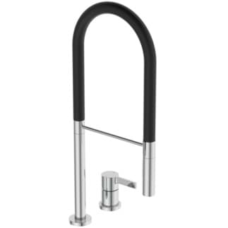 IDEAL STANDARD Gusto 2-otvorová poloprofesionální kuchyňská baterie, výtok 225 mm #BD425AA - chrom