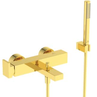 IDEAL STANDARD Extra povrchová vanová baterie, 210mm výčnělek #BD514A2 - kartáčovaná zlatá