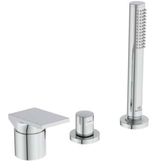 IDEAL STANDARD Přídavná vanová baterie se 3 otvory pro okraj vany #BD517AA - chrom