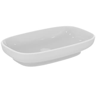 IDEAL STANDARD i.life B mísa 600x370mm, leštěná, bez otvoru pro baterii, bez přepadu #T508701 - Bílá (Alpine)