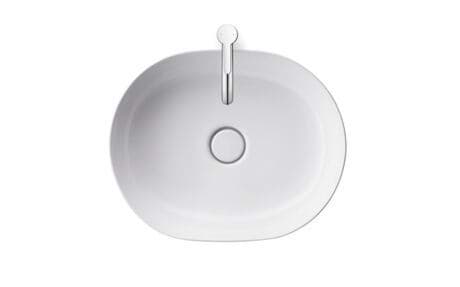 DURAVIT Luv umyvadlo na desku, 500x350mm, bez přepadu #0379500000 - bílá