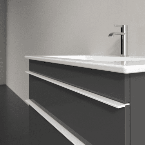 VILLEROY BOCH Venticello toaletní skříňka, 2 výsuvy, 753 x 590 x 502 mm, lesklá šedá / lesklá šedá #A92502FP, obrázek 5
