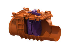 KESSEL-Zpětný ventil Staufix jednoduchá klapka, s uzávěrem, O 125 72125