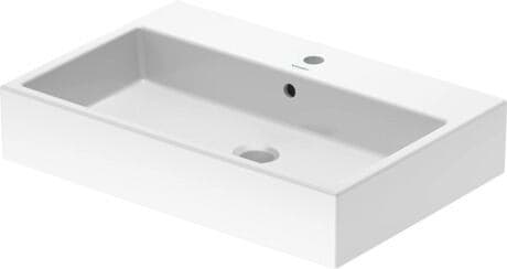 DURAVIT Umyvadlo 235070 Design by Duravit #23507000001 - p Barva 00, Bílá Vysoký lesk, Počet míst pro mytí: 1 Uprostřed, Počet otvorů pro armaturu na jednom umyvadle: 1 Uprostřed, Přepad: Ano 700 x 470 mm