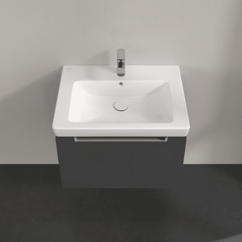 VILLEROY BOCH Subway 2.0 Vanity unit, 1 zásuvka, 637 x 420 x 454 mm, lesklá šedá #A68800FP, obrázek 4
