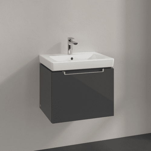 VILLEROY BOCH Subway 2.0 Vanity unit, 1 zásuvka, 537 x 420 x 423 mm, lesklá šedá #A68600FP, obrázek 2