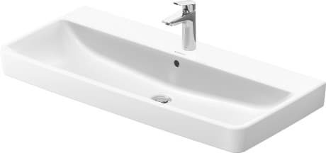 DURAVIT Umyvadlo 237510 Design by Duravit #23751000002 - p Barva 00, Bílá Vysoký lesk, Počet míst pro mytí: 1 Uprostřed, Počet otvorů pro armaturu na jednom umyvadle: 1 Uprostřed, Přepad: Ano 1000 x 460 mm
