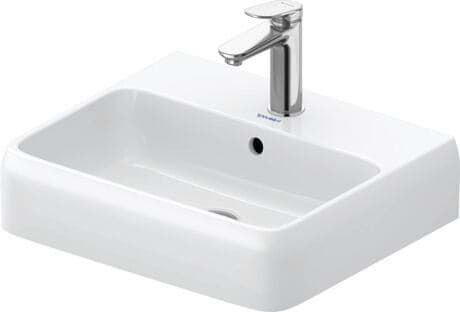 DURAVIT Umyvadlo 238250 Design by Studio F. A. Porsche #2382502060 - p Barva 00, Bílá Vysoký lesk, Počet otvorů pro armaturu na jednom umyvadle: 1 Uprostřed 500 x 420 mm