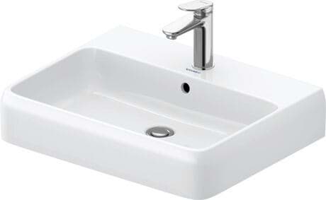 DURAVIT Umyvadlo 238260 Design by Studio F. A. Porsche #2382602027 - p Barva 00, Bílá Vysoký lesk, Počet otvorů pro armaturu na jednom umyvadle: 1 Uprostřed 600 x 470 mm