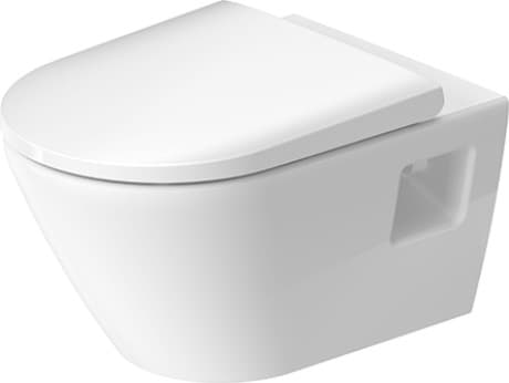DURAVIT Závěsný klozet 257809 Design by Bertrand Lejoly #25780900001 - © Barva 00, Bílá Vysoký lesk, Množství vody na splachování: 4,5 l 370 x 540 mm