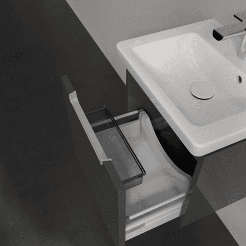 VILLEROY BOCH Subway 2.0 Vanity unit, 1 zásuvka, 440 x 420 x 352 mm, lesklá šedá #A68400FP, obrázek 6