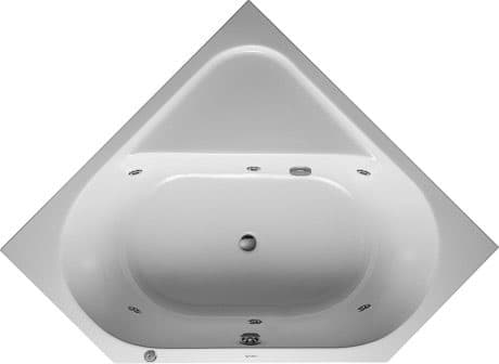 DURAVIT Vířivá vana 760137 Design by sieger design #760137000JP1000 - Barva 00, Jet Project, 50 Hz, Druh ochrany: IPX5 1400 x 1400 mm