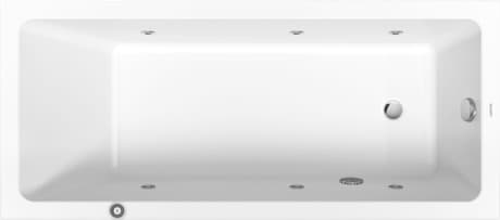DURAVIT Vířivá vana 760490 Design by Duravit #760490000JP1000 - Barva 00, Jet Project, 50 Hz, Druh ochrany: IPX5 1700 x 750 mm