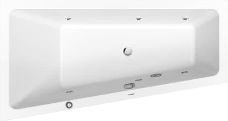 DURAVIT Vířivá vana 760506 Design by Duravit #760506000JP1000 - Barva 00, Jet Project, 50 Hz, Druh ochrany: IPX5 1600 x 850 mm