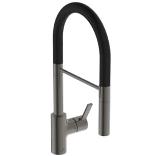 IDEAL STANDARD Poloprofesionální kuchyňská baterie Gusto, výtok 225 mm #BD417A5 - Magnetic Grey