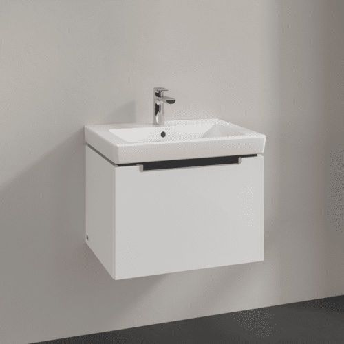 VILLEROY BOCH Subway 2.0 Vanity unit, 1 zásuvka, 587 x 420 x 454 mm, lesklá bílá #A68700DH, obrázek 2