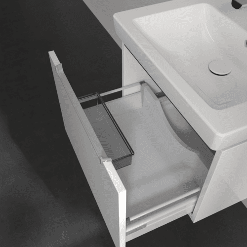 VILLEROY BOCH Subway 2.0 Vanity unit, 1 zásuvka, 587 x 420 x 454 mm, lesklá bílá #A68700DH, obrázek 6