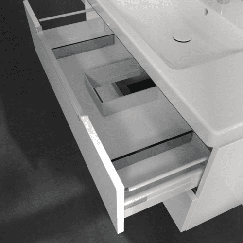VILLEROY BOCH Subway 2.0 Vanity unit, 2 zásuvky, 987 x 520 x 449 mm, lesklá bílá #A69700DH, obrázek 7