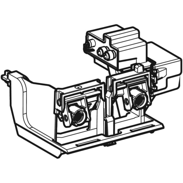 GEBERIT Zvedací zařízení a ovládací jednotka Geberit, pro tlačítko, síťový provoz, 12 V, pro skrytou splachovací nádržku Sigma 12 cm #245.546.00.6