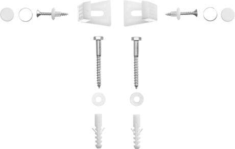 DURAVIT Upevnění 006702 #0067021000 - Barva 10, Materiál: Zinkový tlakový odlitek, Povrchová úprava: Pozinkováno 45 mm.