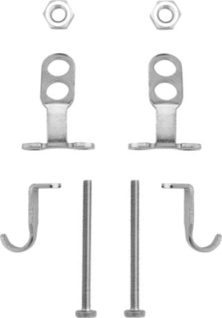 DURAVIT Upevnění 005503 #0055030000 - Barva 00, Materiál: Ocel, Povrchová úprava: Pozinkovaný, Vhodné pro Polosloup 84 mm