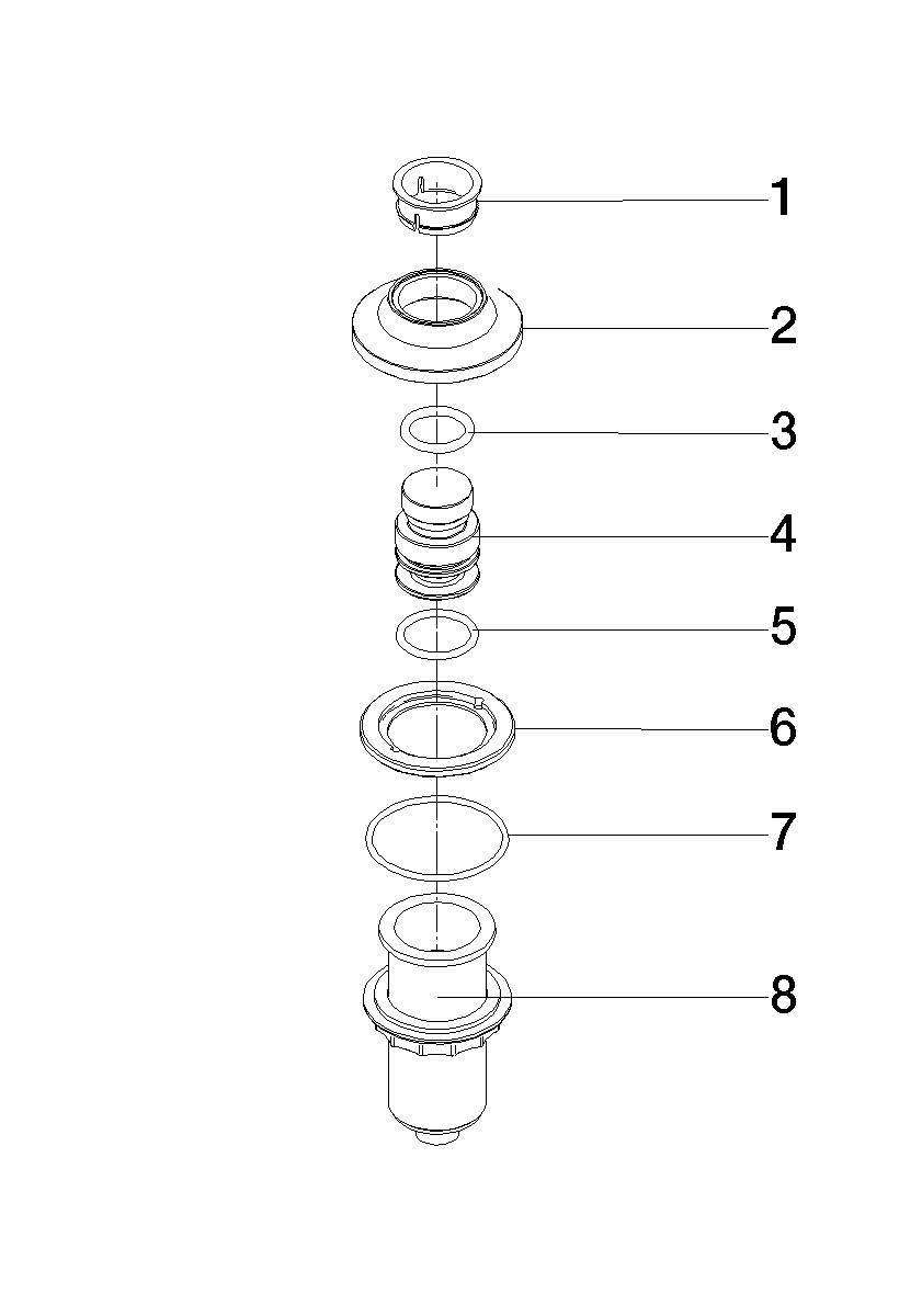 DORNBRACHT Ovládací knoflík VAIA AIR SWITCH - broušený chrom (vzhled nerezové oceli) #10713809-93