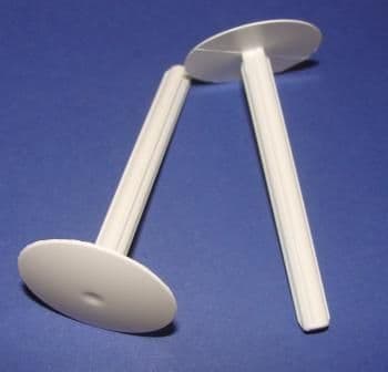 IDEAL STANDARD krytky 2ks T601201 bílá