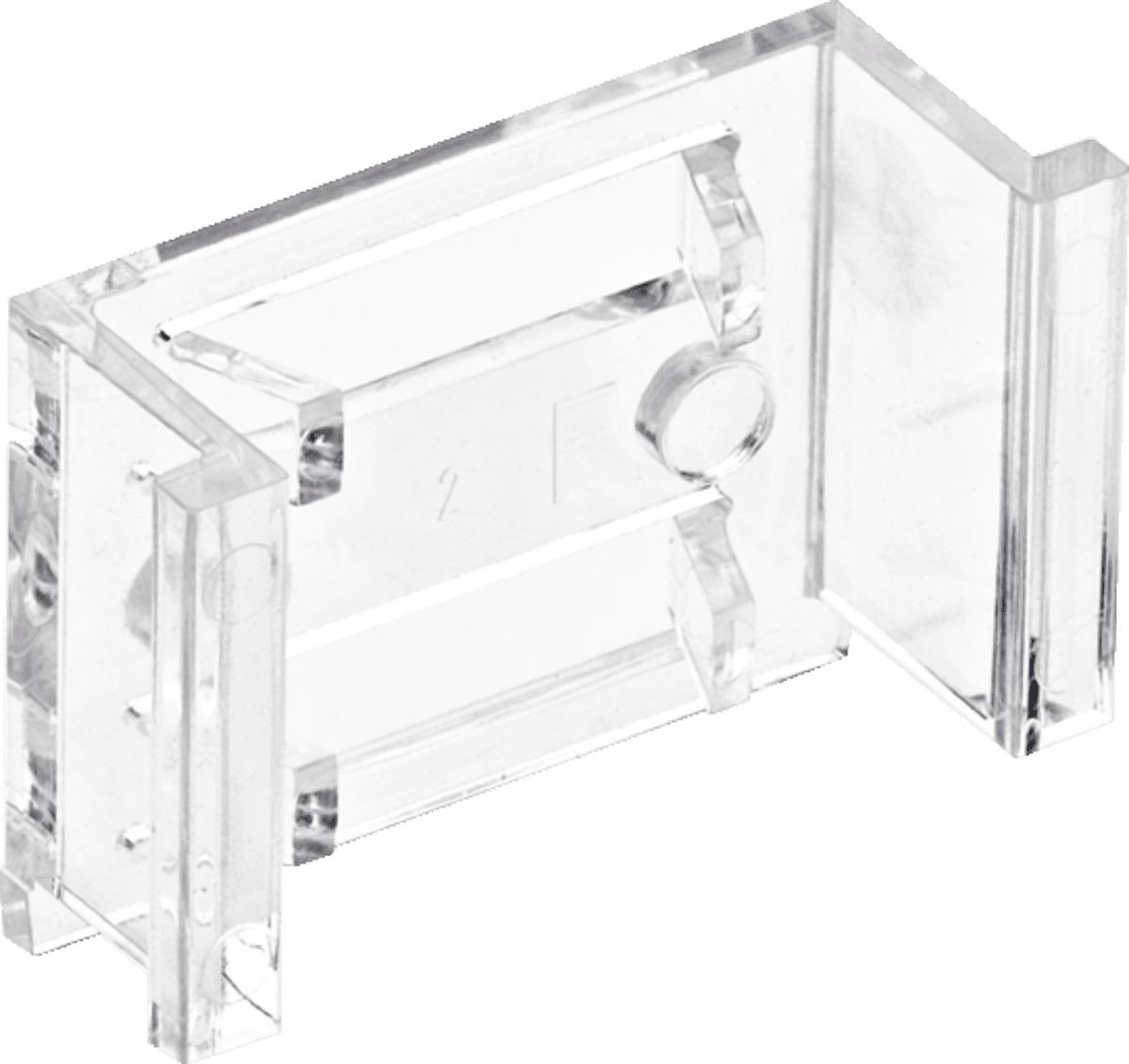 HANSGROHE Spony pro misky na mýdlo Casetta'E #96193000 - Transparentní