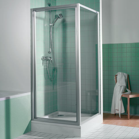 DUSCHOLUX SMART boční díl 90x185 271.207080.551.070 - mat.CR/ESG