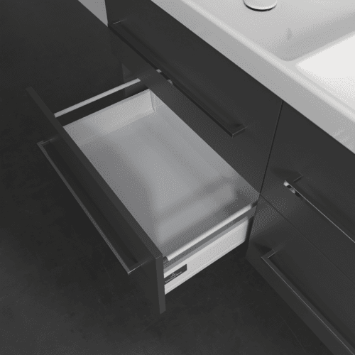 VILLEROY BOCH Avento toaletní skříňka, 4 výsuvy, 1180 x 514 x 484 mm, grafitová barva #A89300VR, obrázek 6