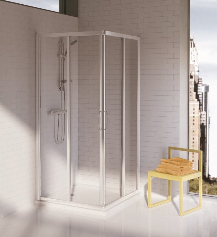 IDEAL STANDARD Tipica sprchový kout 80x80x185cm T2378YB Silver Brill/Transparent