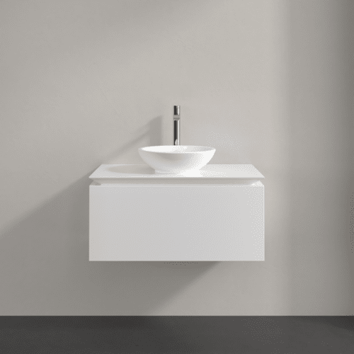 VILLEROY BOCH Legato toaletní skříňka, 1 zásuvka, 800 x 380 x 500 mm, lesklá bílá / lesklá bílá #B56900DH, obrázek 3
