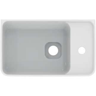 IDEAL STANDARD Umyvadlo Strada II 450x270 mm, s 1 otvorem pro baterii, s přepadovým otvorem (štěrbinové) #T299401 - Bílá (Alpine), obrázek 5