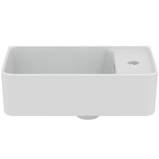 IDEAL STANDARD Umyvadlo Strada II 450x270 mm, s 1 otvorem pro baterii, s přepadovým otvorem (štěrbinové) #T299401 - Bílá (Alpine), obrázek 3