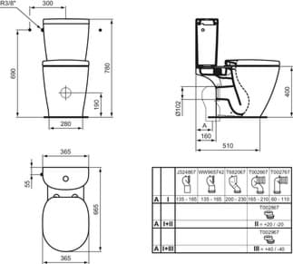 IDEAL STANDARD Připojení splachovací nádržky #E786101 - Bílá (Alpská), obrázek 28