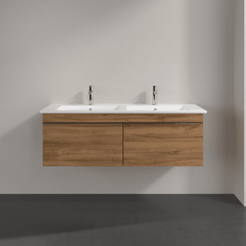 VILLEROY BOCH Toaletní skříňka Venticello, 2 výsuvy, 1253 x 420 x 502 mm, dub Kansas / dub Kansas #A93901RH, obrázek 3