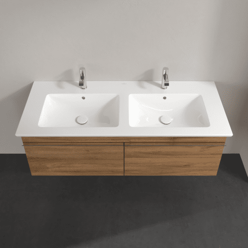 VILLEROY BOCH Toaletní skříňka Venticello, 2 výsuvy, 1253 x 420 x 502 mm, dub Kansas / dub Kansas #A93901RH, obrázek 4