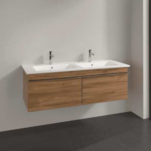 VILLEROY BOCH Toaletní skříňka Venticello, 2 výsuvy, 1253 x 420 x 502 mm, dub Kansas / dub Kansas #A93901RH, obrázek 2