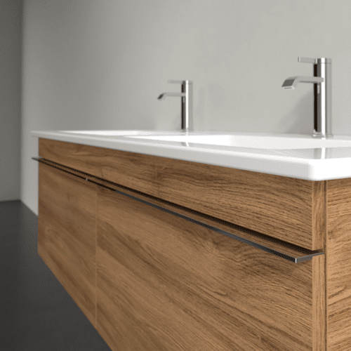 VILLEROY BOCH Toaletní skříňka Venticello, 2 výsuvy, 1253 x 420 x 502 mm, dub Kansas / dub Kansas #A93901RH, obrázek 5