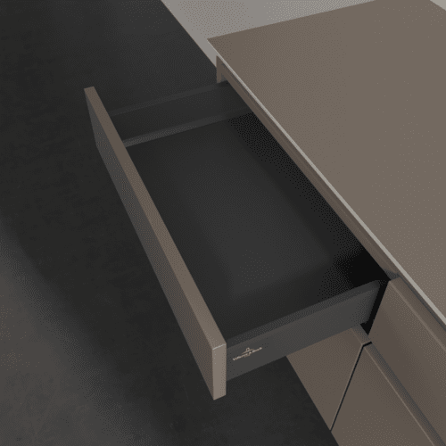 VILLEROY BOCH Legato toaletní skříňka, s osvětlením, 4 výsuvy, 1200 x 550 x 500 mm, Truffle Grey / Truffle Grey #B582L0VG, obrázek 6